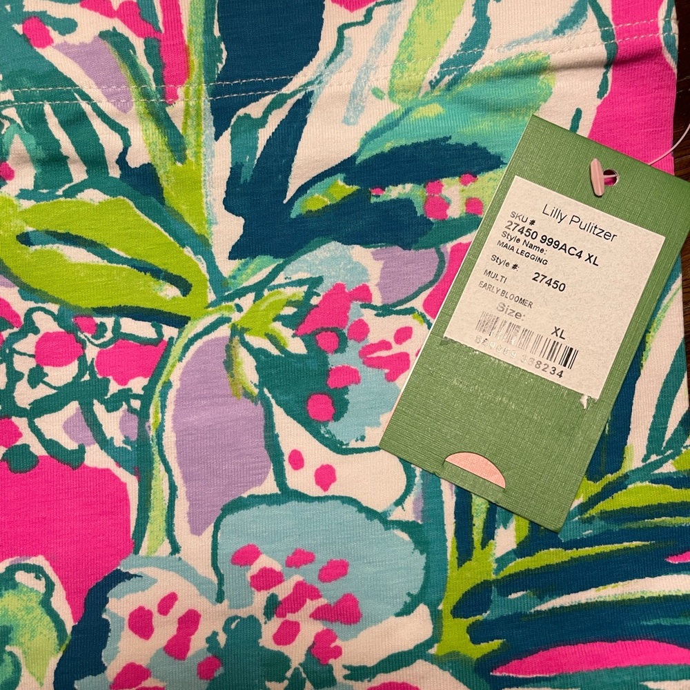 Lilly Pulitzer girls Xl Maia Legging Early Bloomer NWT